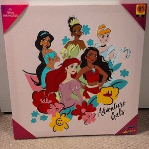 Disney Princesses Canvas Wall Decor NWT